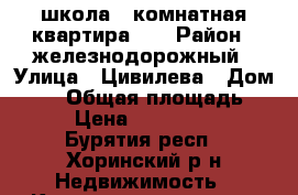 65 школа 3-комнатная квартира!!! › Район ­ железнодорожный › Улица ­ Цивилева › Дом ­ 33 › Общая площадь ­ 65 › Цена ­ 3 400 000 - Бурятия респ., Хоринский р-н Недвижимость » Квартиры продажа   